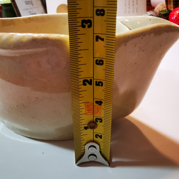 Vintage Pottery Double Spout Gravy Boat - Picture 15 of 16